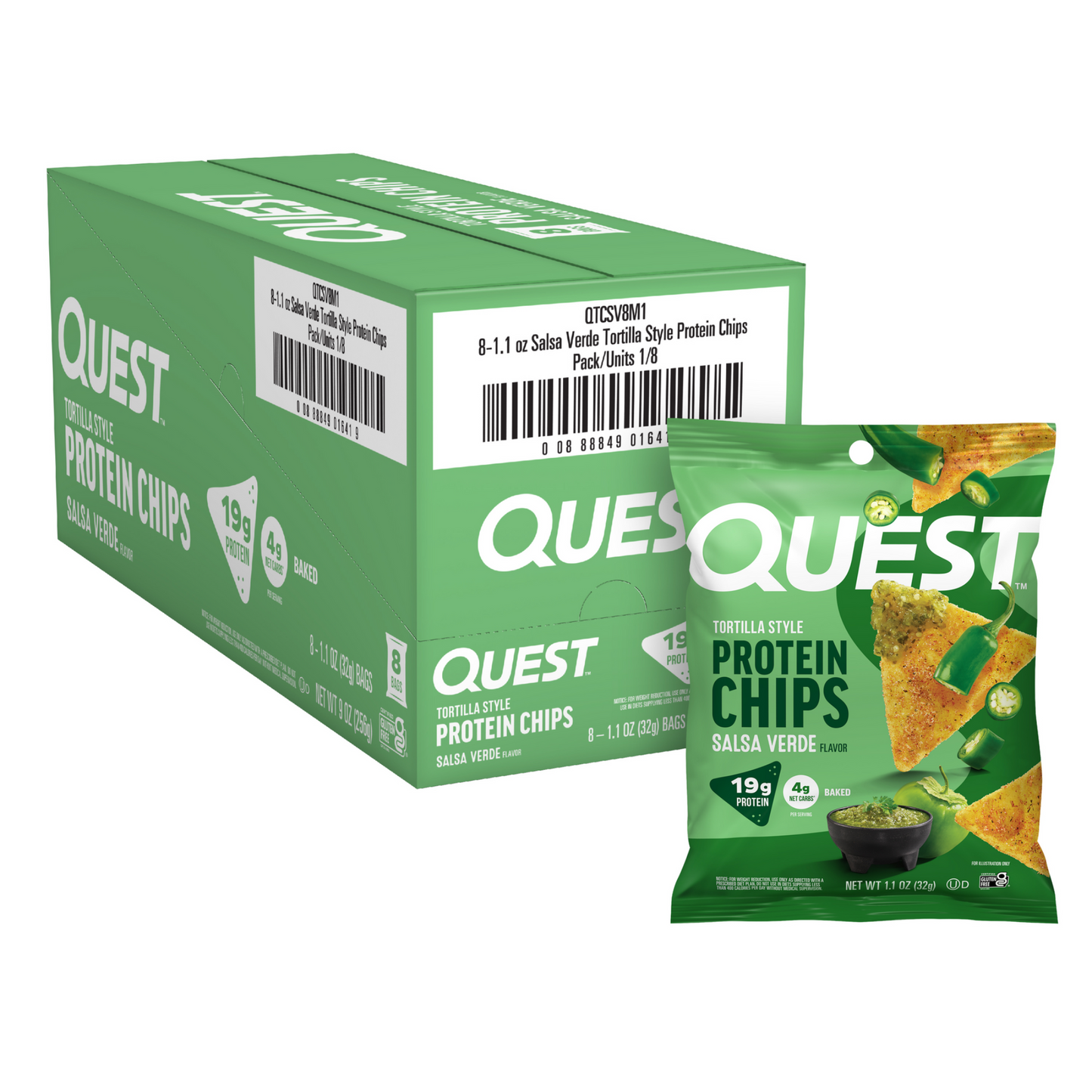 salsa-verde-tortilla-style-protein-chips-g9 110071_QN_USA_Pkg_ProteinChips_Tortilla_SV_8ctCarton_3D_Composite_Force_1.png